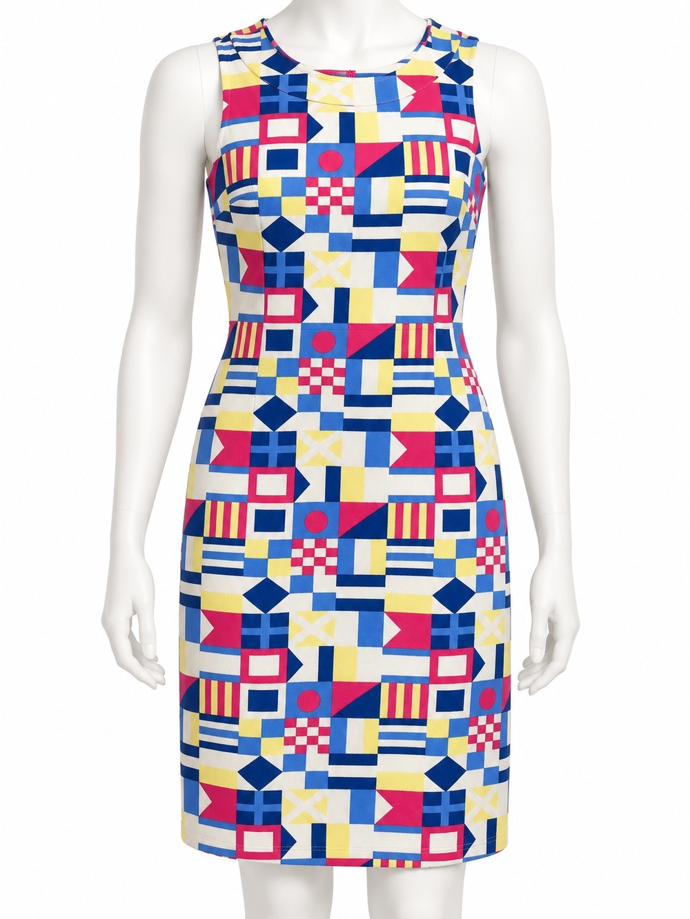 Vineyard Vines NWT Nautical Signal Flags Shift Dress Size 0 Multicolor